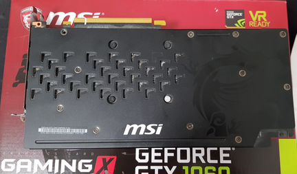 Видеокарта MSI GTX 1060 6GB