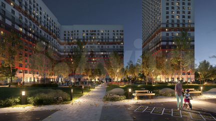 2-к квартира, 67.1 м², 32/33 эт.
