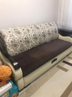 Диван кровать и кресло комплект