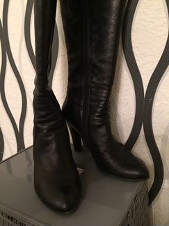 Сапоги демисезонные натуральная кожа 37 размера