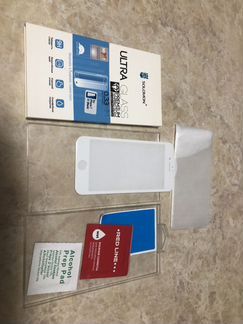 Защитное стекло для iPhone 7 белое
