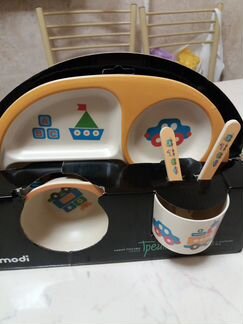 Набор эко(из бамбука) посуды для ребёнка