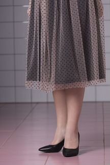 Юбка пачка в горошек