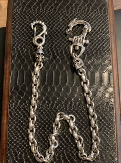 Цепочка для кошелька 925 серебро