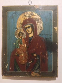 Небольшая старинная икона
