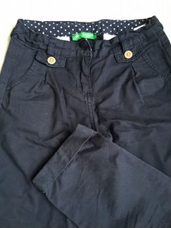 Брюки чиносы для девочки на 6-7 лет