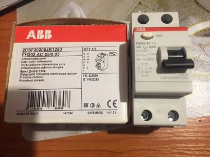 Узо ABB 2CSF202004R1250