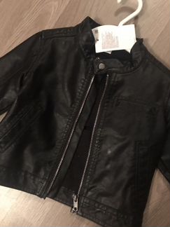 Новая детская кожаная куртка H&M 86 р