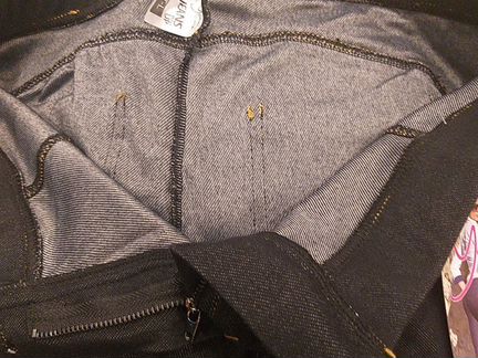 Леггинсы джинсы с термоэффектом push up