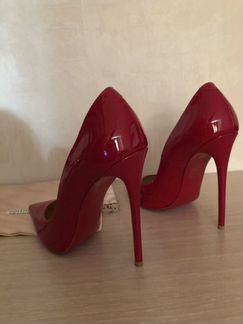 Туфли poletto новые красные лаковые
