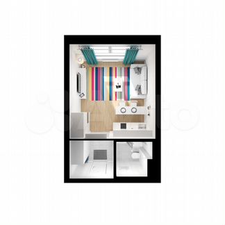 Квартира-студия, 23.5 м², 19/32 эт.