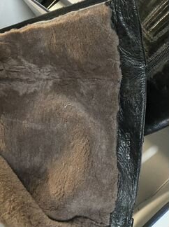 Женские сапоги (натуральная кожа и мех). Размер 37