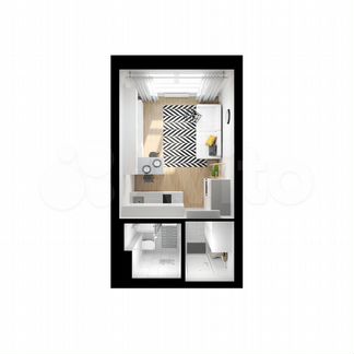 Квартира-студия, 19.8 м², 5/32 эт.
