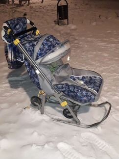 Коляска санки galaxy luxe