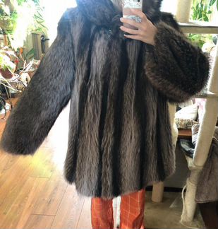 Полушубок из канадского енота