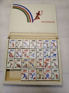 Сувенирный набор спичек Олимпиада-80. Москва-80