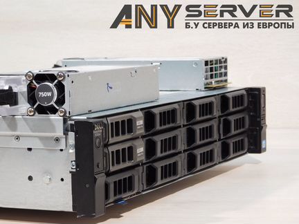 Сервер Dell R720xd 2x E5-2695v2 96Gb H710 12x3.5