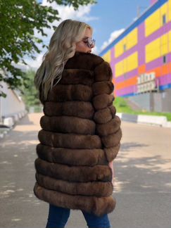 Шуба из песца