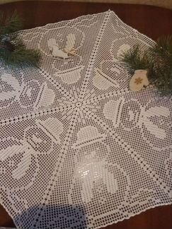 Скатерть-салфетка новогодняя