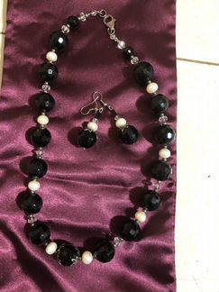 Комплект из натуральных камней