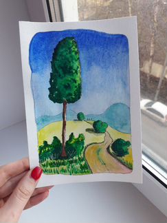 Открытка ручной работы