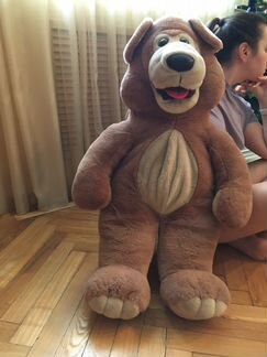 Большая мягкая игрушка медведь