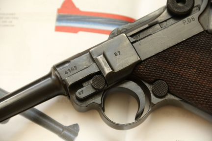 Ммг пистолета Люгер Парабеллум P-08 #4187 1941 год