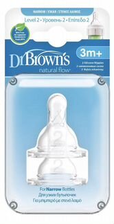 Соска узкое горлышко, Силиконовая, от 3-х месяцев