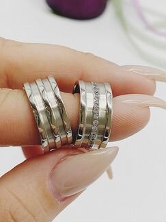 Обручальные кольца белое золото с бриллиантами