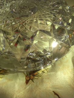 Пепельница хрустальная прошлого века