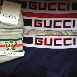 Набор трусов Gucci носки в коробке