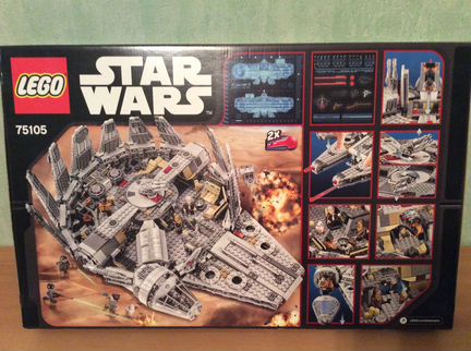 Lego Star Wars 75105 Сокол тысячелетия, новый
