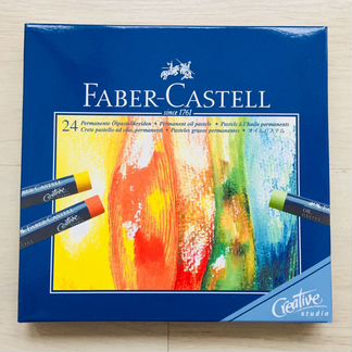 Faber Castell набор масляной пастели новый 24 цв