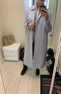 Красивое элегантное итальянское пальто 44-46 разме