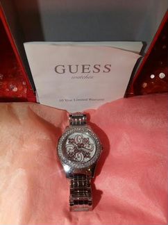 Продаю дамские часы Guess со стразами - фионит
