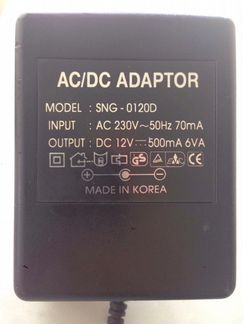 Ас-DC адаптеры 4V и 6V б/у