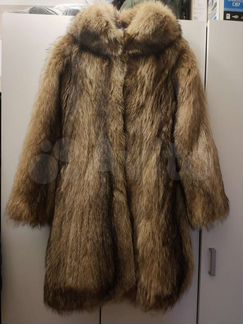 Натуральная шуба (енот)