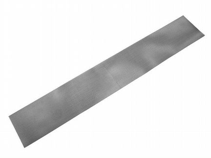 Облицовка радиатора (сетка декоративная) алюминий, 120 х 20 см, черная, ячейки 6 х 3,5мм, Dollex DKS-123