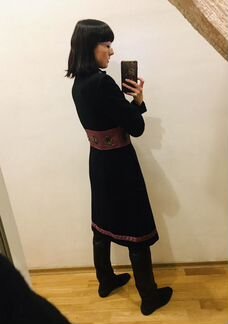 Винтажное кашемировое пальто Max Mara