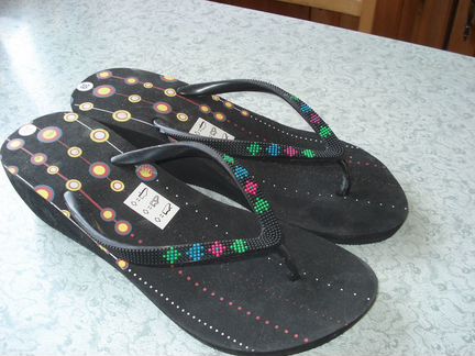 Вьетнамки разм.38 новые на танкетке