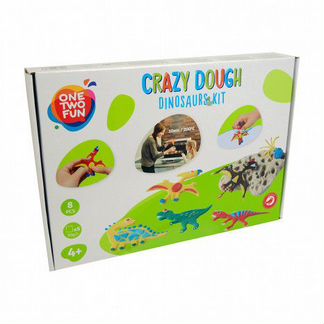 Набор для лепки One Two Fun Dinosaurs Kit