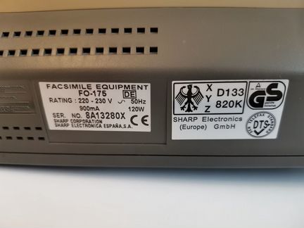 Телефон-факс FO-175 sharp