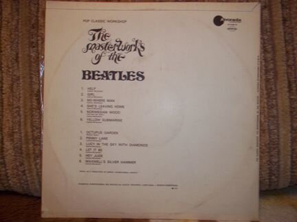 The Masterworks of the Beatles LP Portugal
