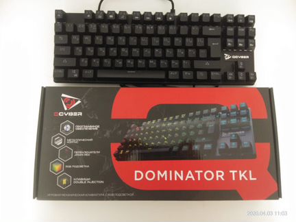 Игровая Клавиатура Qcyber dominator TKL