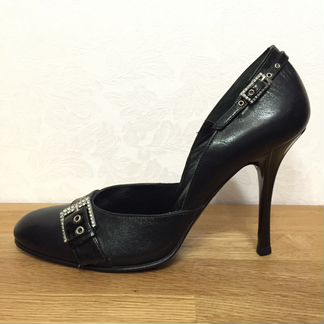 Loretta Pettinari р39 новые туфли черные 6264
