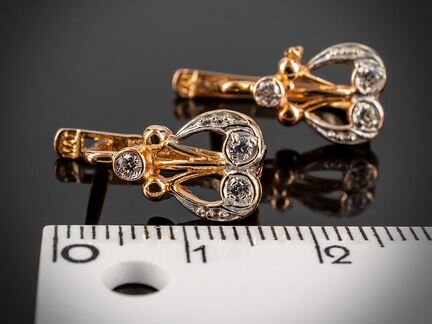 Золотые серьги