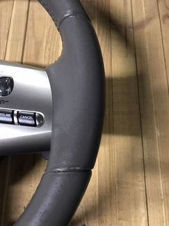 Руль jaguar xf серый без обогрева