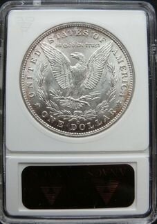 Доллар Моргана 1890O слаб MS62 серебро США