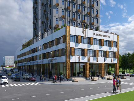 Аренда офиса 131,9 м2 в бц smola