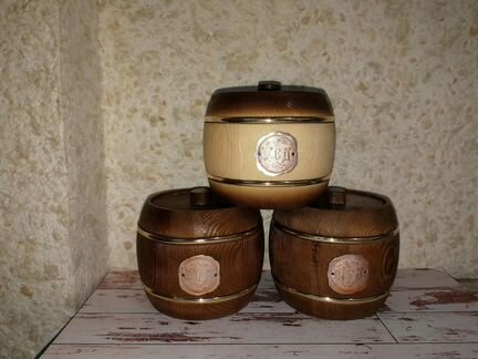 Мёд c Вашим логотипом в деревянных бочках0,25-2кг